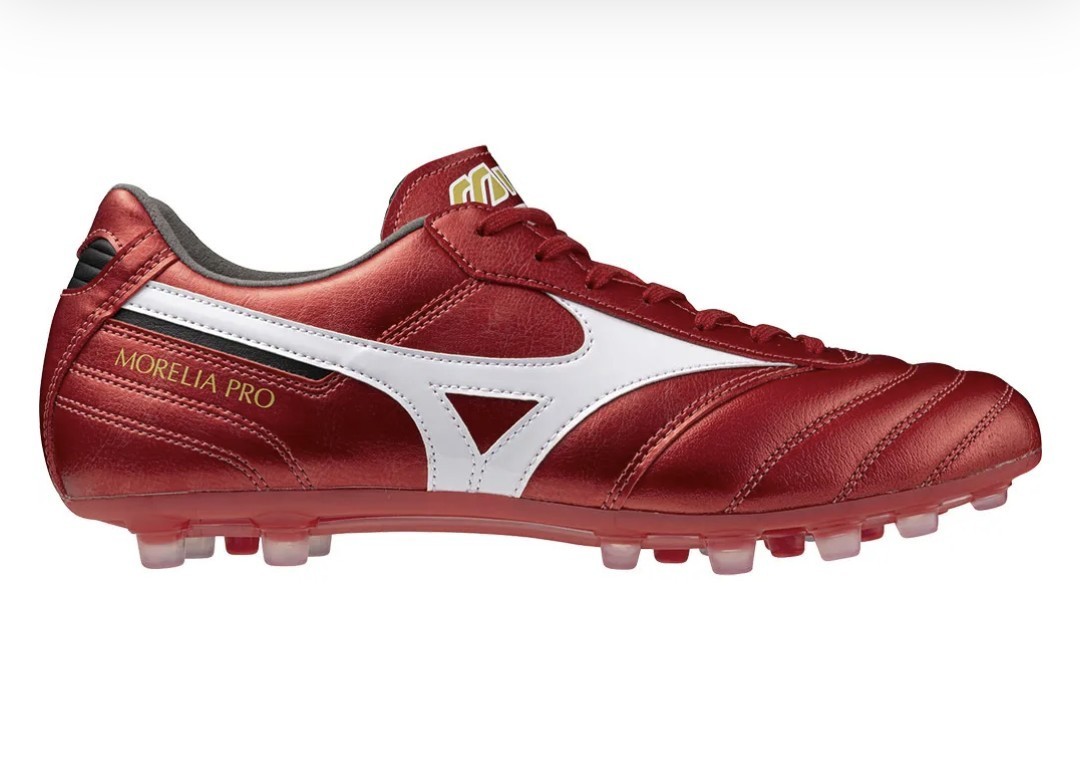 シューズ MIZUNO MORELIA PROFESSIONAL MODEL Mizuno Morelia II Pro AG Football Boots 40th Red/ White - US mens