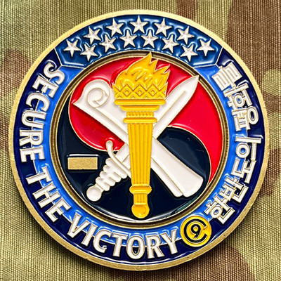 Authentic 'U.S.-ROK Combined Forces Command C9' Challange Coin