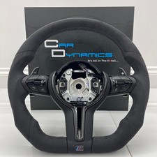 BMW M Performance Alcantara Carbon Fibre Steering Wheel Flat Bottom F20 F30 F80
