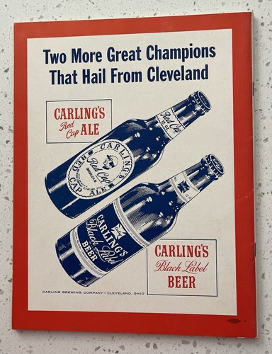 1954 World Series Program Indians Version Unscored - Picture 2 of 10