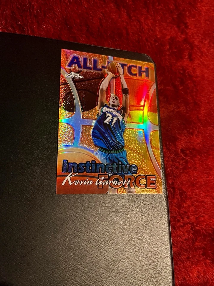 1999-00 Topps Chrome - All-Etch Kevin Garnett #AE11 Refractor - Image 2 of 4