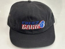 Vintage Freez Gard Hat Cap Black Adjustable Made In USA