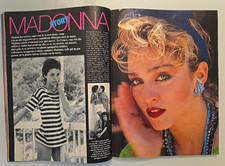 Madonna  - Very rare magazine from France from 1985 ( Full magazine )