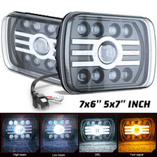 5x7" 7x6" LED Headlights Hi/Low DRL For Toyota Pickup 1982-1994 Tacoma 95-97