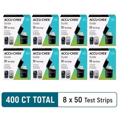 Accu-Chek Guide Test Strips 100 to 400 CT (Your Choice) Free Shipping Exp 12/26+