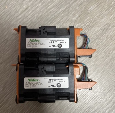 Nidec Ultraflow Server Fan r40w12bs2d8-07a05 Kühler 12V/0,84A   2 Stück