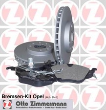 Zimmermann BREMSSCHEIBEN 260mm + BELÄGE VORNE passend für OPEL CORSA C TIGRA