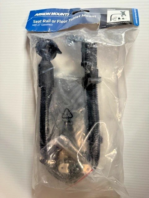 Arkon Mount Seat Rail or Floor Tablet Mount - Black, 22" Gooseneck, NEW - Image 2 of 3