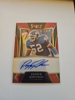 2021 Pepper Johnson Select Signatures Red Prizm  Auto   4/75 #SSP-PJO (G44)