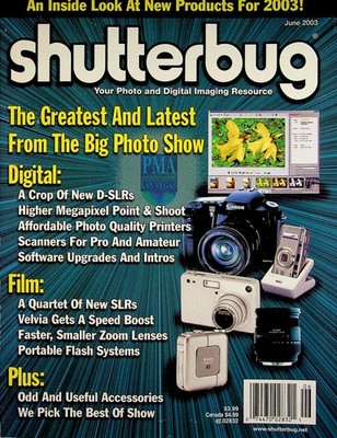 Shutterbug Magazine JUNE 2003 Your Photo and Digital Imaging Resource