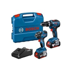  Bosch Twin Pack 18V 2 x 4.0Ah Li-ion Combi Drill Impact Driver BSH6019J2171