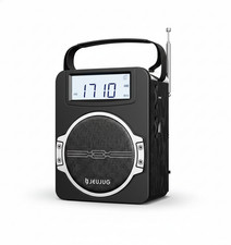 Jeujug Portable FM Radio 2Band FM/AM Radio JEU-DP1622