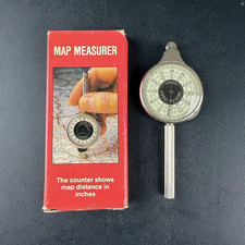 Vintage Brookstone No. 2962 Map Measurer Opisometer w/ Box Instructions Germany