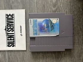 Konami Silent Service (NES) Complete w/ Box & Manual 1990 Submarine Simulation