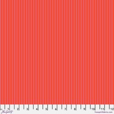 Tula Pink True Colors Tiny Stripes Fat Quarter Wildfire