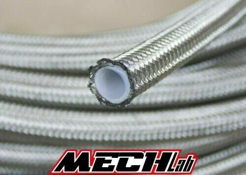TUBO in treccia acciaio inox goodridge 600-04 AN4 PTFE teflon aeronautico turbo - Imagen 2 de 2