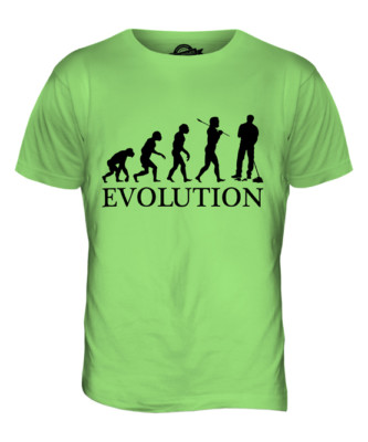 JANITOR / PARK WARDEN EVOLUTION MENS T-SHIRT TEE TOP GIFT JANITORIAL TROLLEY