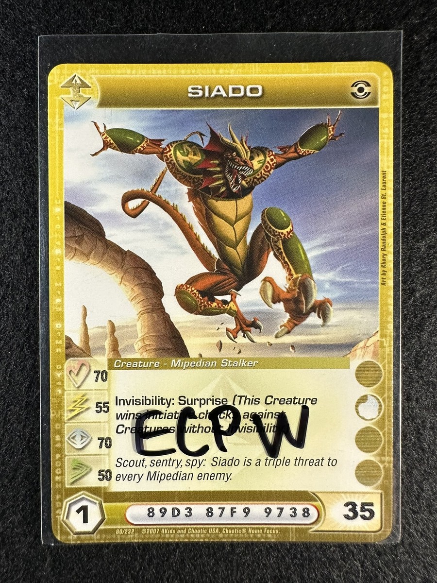Chaotic TCG 4 Max ECPW Siado 80/232 DOP Unlimited Common NM/LP | eBay