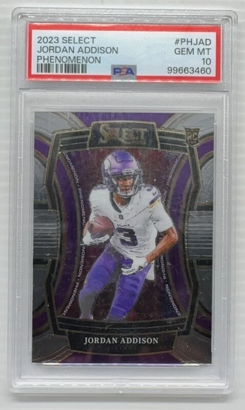 Jordan Addison Panini Select Phenomenon #PHJAD Base