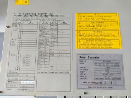 DENSO robot VS-6556E-B ,max load 7kg,6 arm  - Picture 12 of 12