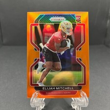 2021 Panini Prizm Rookie Orange Prizm /249 Elijah Mitchell #399 Rookie RC