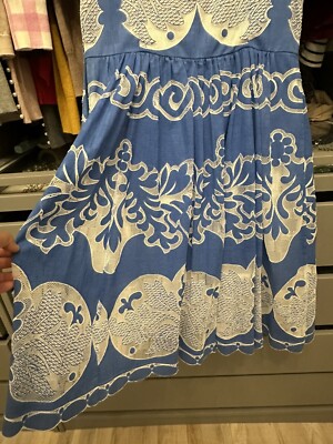 Anthropologie by Tracy Reese Azure Lace Fit and Flare Dress, Size 10 Anthropologie by Tracy Reese Azure Lace Fit and Flare Dress, Size 10