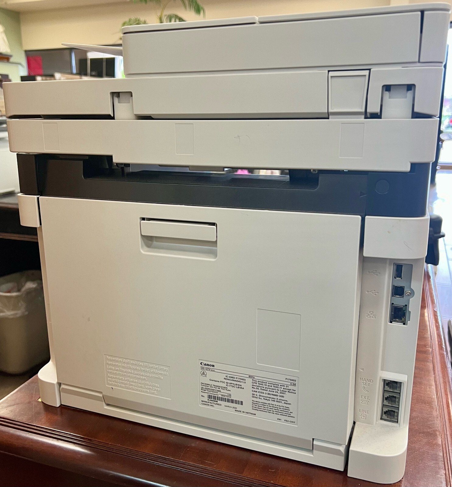 Canon Imageclass MF644Cdw All In One Laser Printer Used Power Cord Canon imageclass mf644cdw all in one laser printer used power cord
