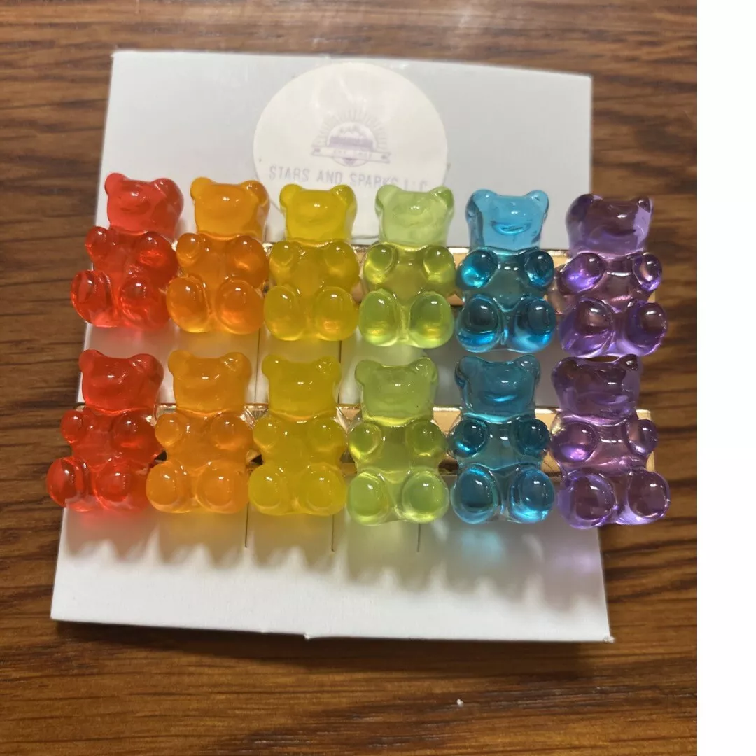 Gummy bear 2024 hair clips