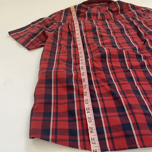 The North Face Collared Shirt Medium Plaid Snap Button Up Workwear Outdoors - Picture 8 of 10