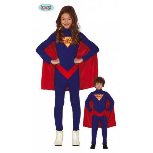 CARNIVAL COSTUME SUPERMAN SUPERHERO CHILD DRESS GUIRCA SUPER HERO HERO - Picture 1 of 2