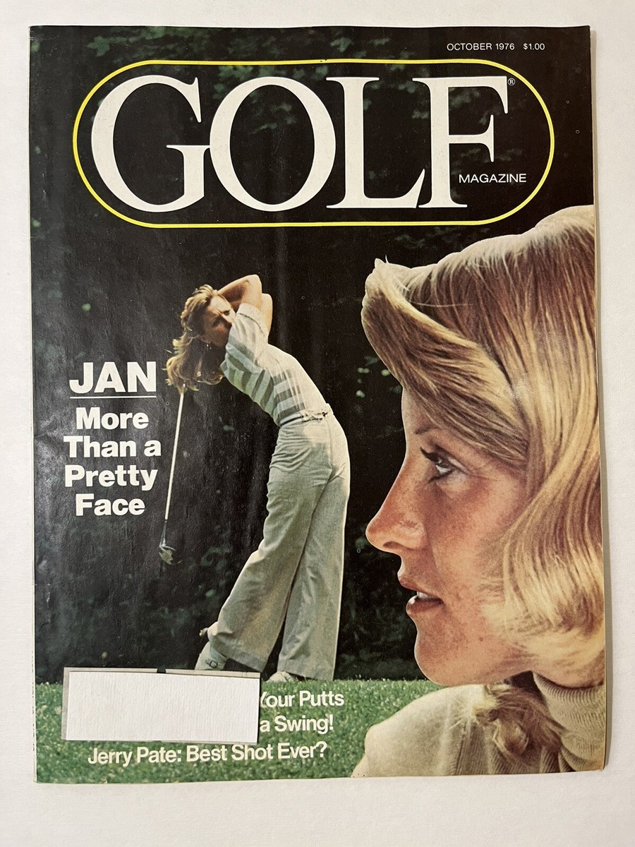 GOLF MAGAZINE OCTOBER 1976 JAN 'MORE THAN A PRETTY FACE' JAN