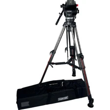 Cartoni Focus 22 Head with 2-Stage Carbon Fiber SmartStop Tripod with Mid-Level