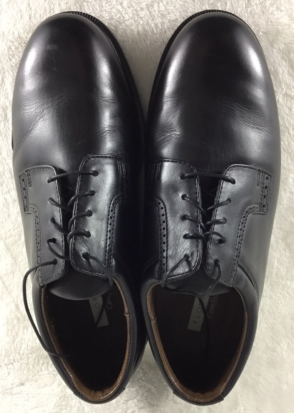 SAOLA Scarpe eleganti Florsheim Comfortech uomo 10 5 W pelle nera stringate Oxford 20881