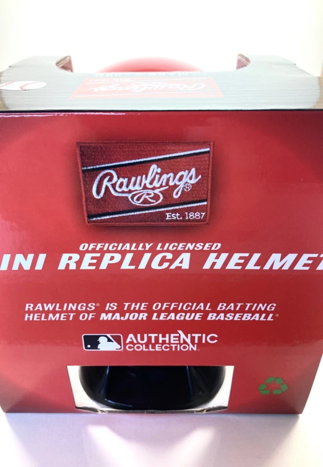 Arizona Diamondbacks MLB Rawlings Mini Helmet Chrome Red Alt - Image 4 of 4