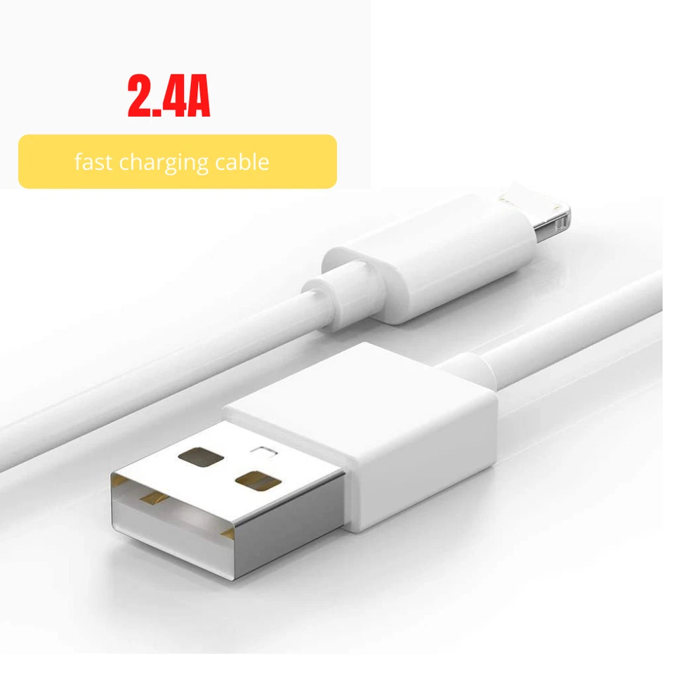 Lote Cable Teléfono Cable Sincronización de Datos Para iPhone 12 11 XS Max X XR 8 6 SE Cargador iPad Foto 3 de 4