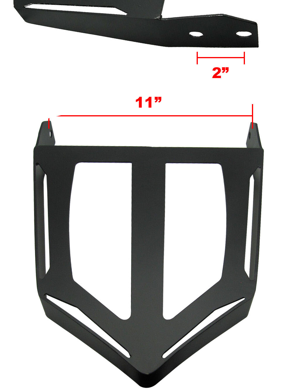 Black Luggage Rack For Victory Cross Country Road Sissy Bar eBay