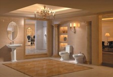 Modern Bathroom Toilet - Two Piece Toilet - Dual Flush Toilet - Grasseto - 26.4"