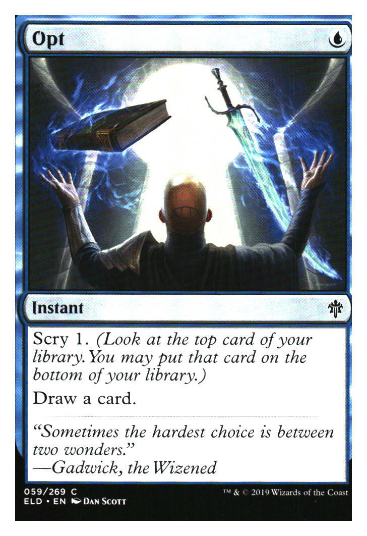 Opt Throne of Eldraine MTG - NM+ | eBay