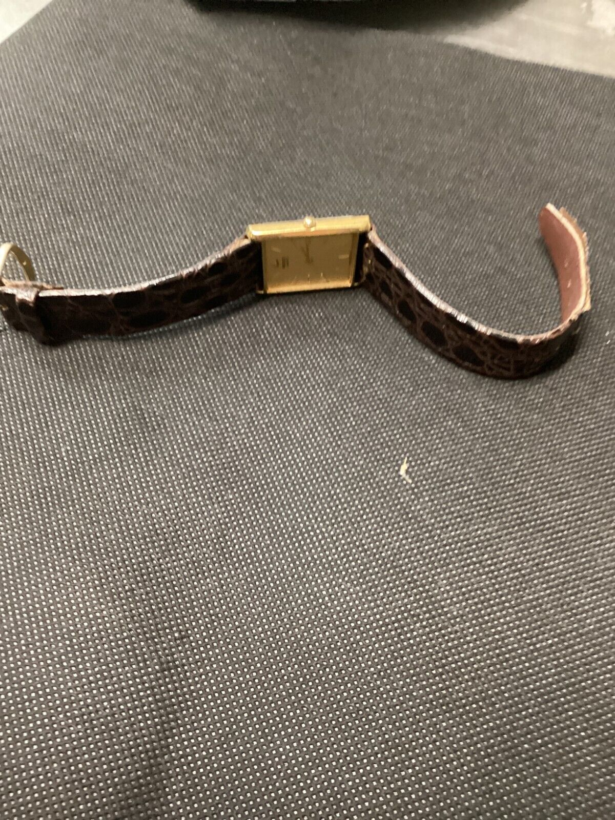 ONSA - 18kt Gold plated Rectangular Watch Womens … - image 1