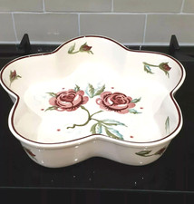 Emma Bridgewater Rare Rose, Flower/Star Baker Dish Mary McCarthy Design 2003