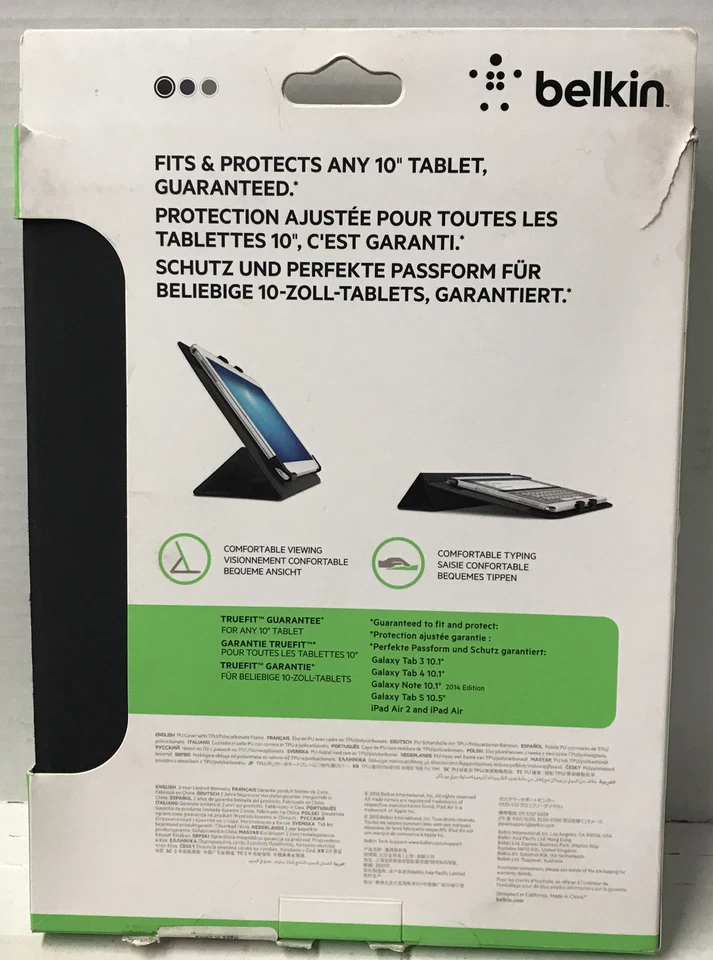 🌍 Belkin Case tablettes 10,Open Box ‼️ - Image 2 of 2