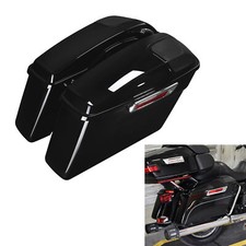 Fit For Harley Street Road Glide Hard Saddlebags with 5x7 Speaker Lids 2014-2023