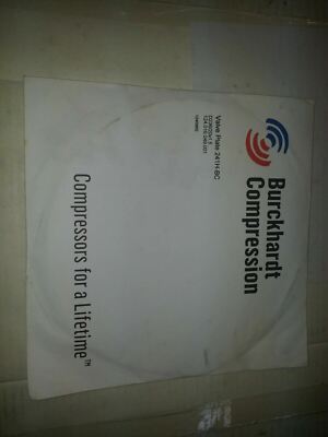 Burckhardt Compression 124.016.049.001 Valve Plate 241H-BC D236/20X1.5 1240960