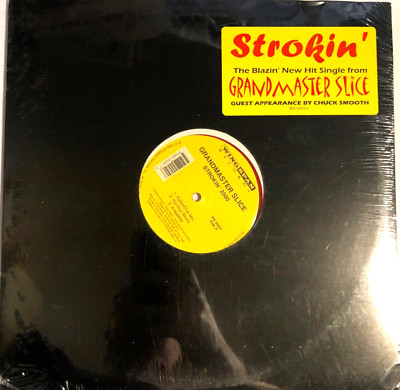 Grandmaster Slice Strokin 2000 12'' EP LP red vinyl still sealed w hype sticker