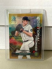 Emerson Hancock 2021 Bowman Chrome Positional Promise Gold Refractor /50 POS-EH