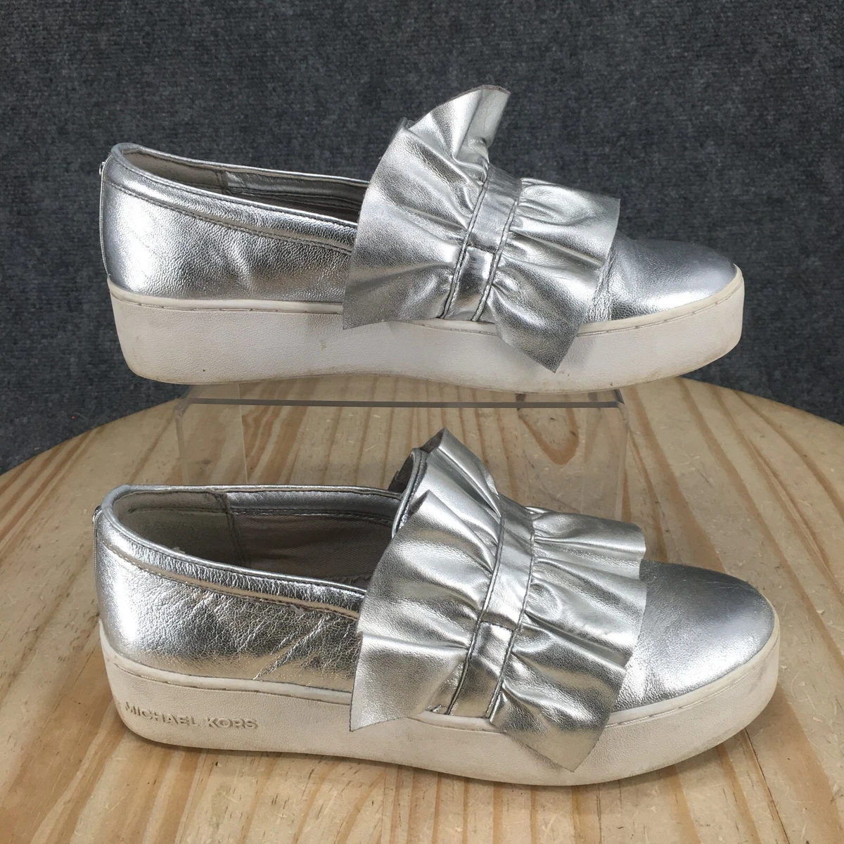 Michael Kors Silver Comfort Shoes for Women for sale | eBay display picture 2
