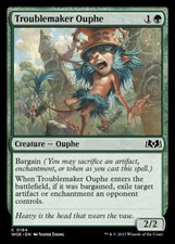 Magic the Gathering (mtg): WOE: Troublemaker Ouphe  (x 4)