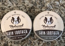 2 Pack of Natural Dog Company Skin Soother For Hot Spots Rashes Dry Skin 2oz