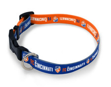 MLS FC Cincinnati Pet/Dog Collar Neck Size 11"-16" Width 7/8" 