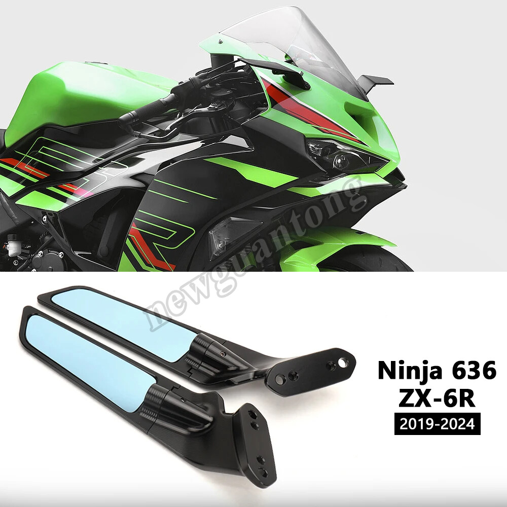 For Kawasaki Ninja 636 ZX-6R 2019-2024 Motorcycle Side Mirrors